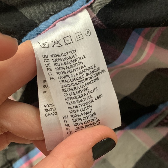 [12]👚H&M plaid shirt - Picture 9 of 9